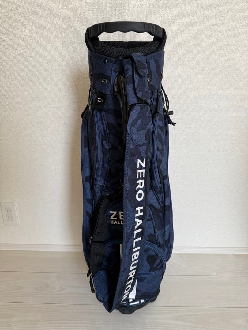 ゼロハリバートンコーデュラシリーズネイビーカモ キャディバッグ 9型