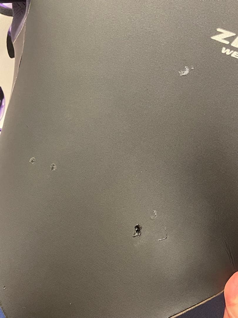 ZERO ドライ冬用レディースフルスーツ ウェットスーツ 黒/青