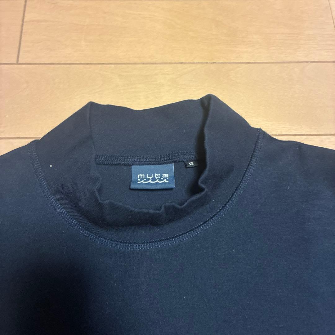 ムータマリンゴルフ メンズウォームストレッチポンチ モックネックシャツ 秋冬