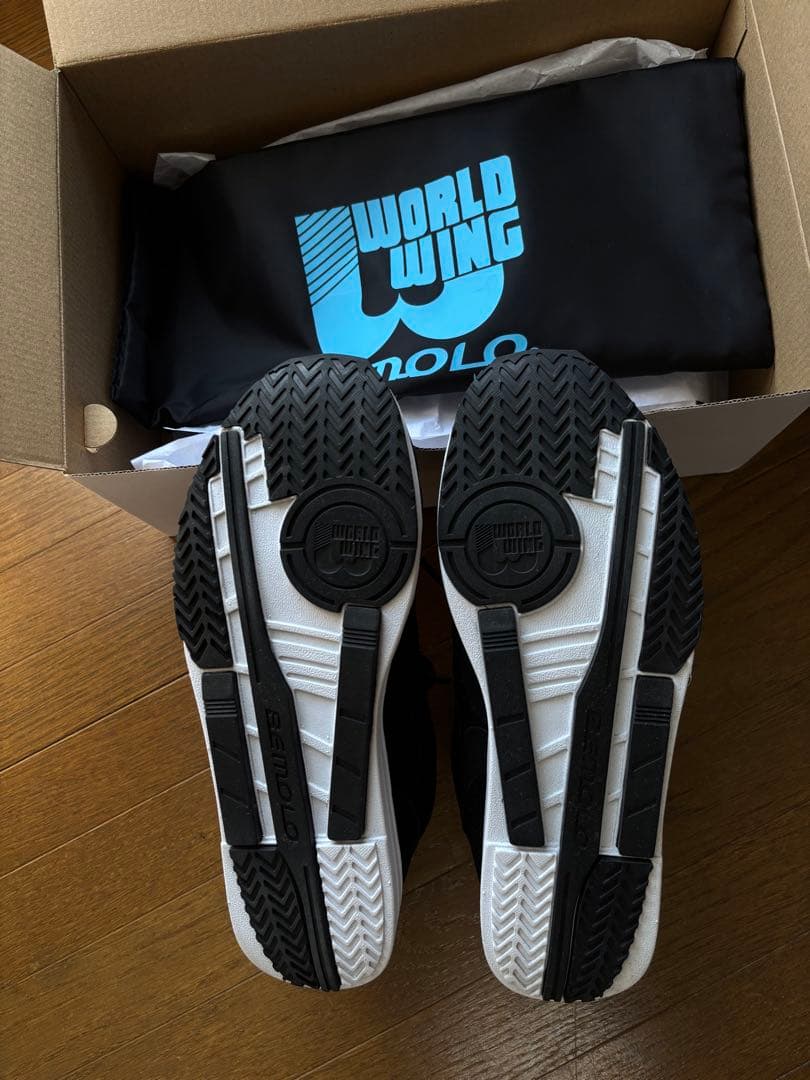 ビモロシューズ #601 ワールドウィング 黒 ★24.5cm