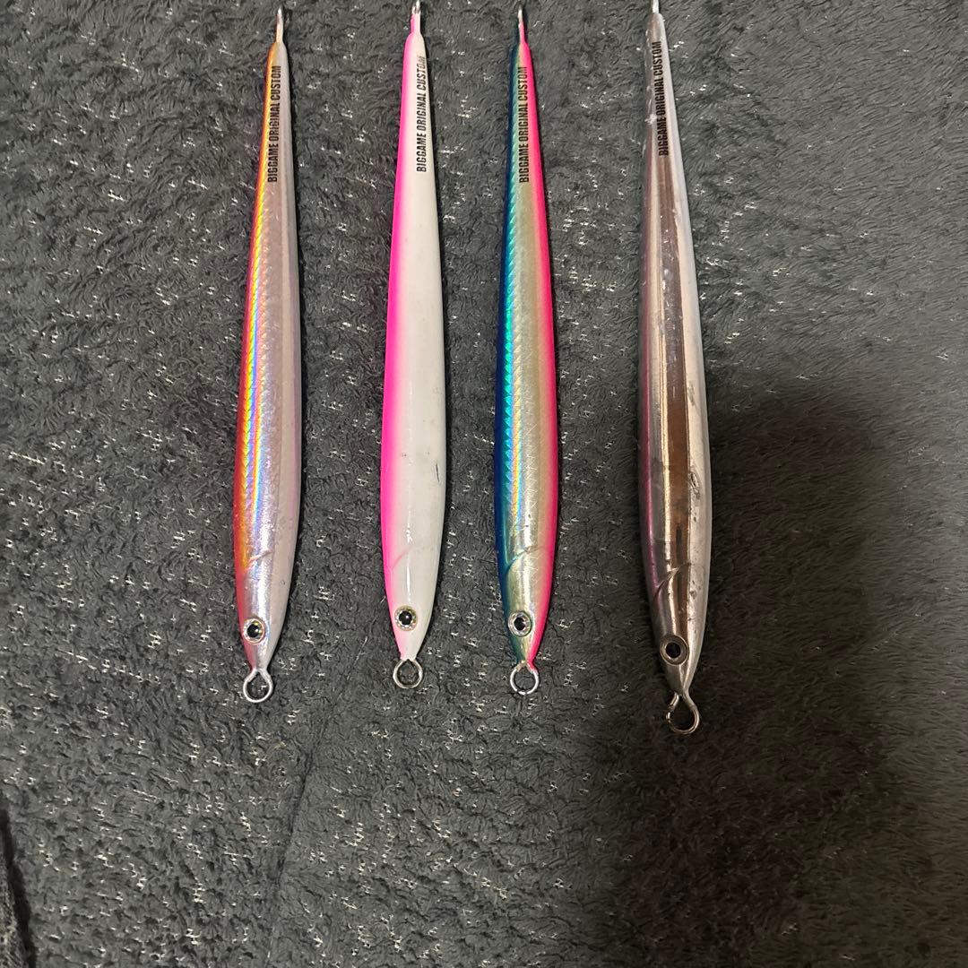 スキルジグ4個セット シルバー ピンク オレンジ