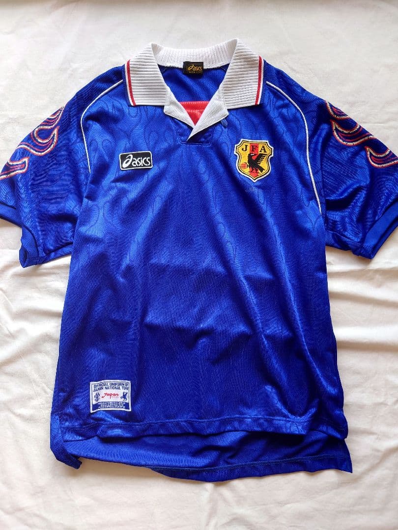【美品プリント以外】日本代表アシックスユニフォーム炎ファイヤー
