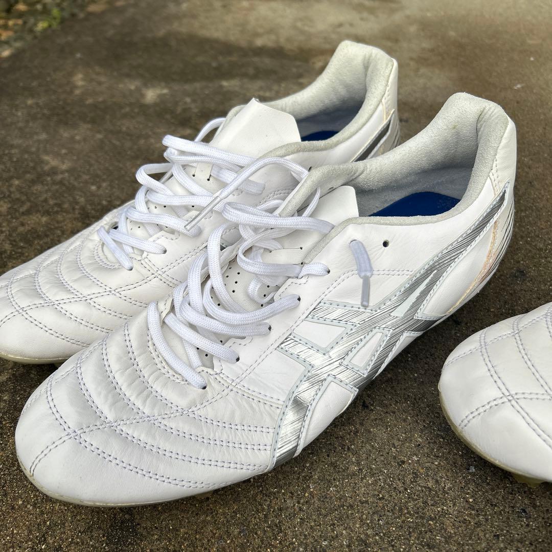 アシックス DS LIGHT ホワイト サッカーシューズ25.5センチ2足セット