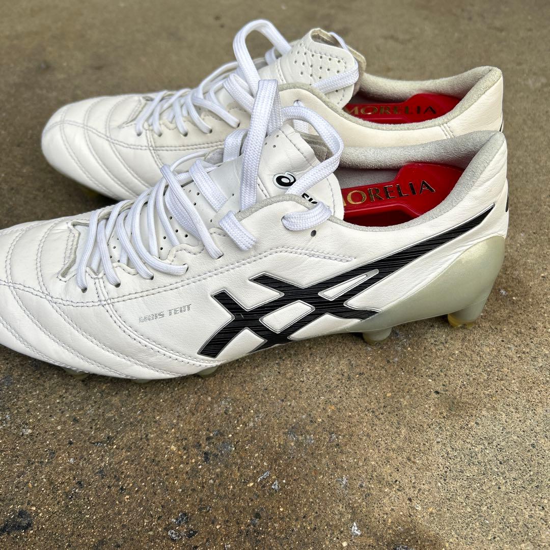 アシックス DS LIGHT ホワイト サッカーシューズ25.5センチ2足セット