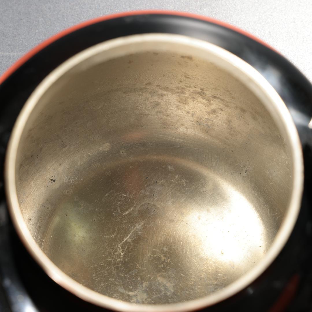 茶道具　腰黒　水注　清五郎　共箱　R0890　ダT