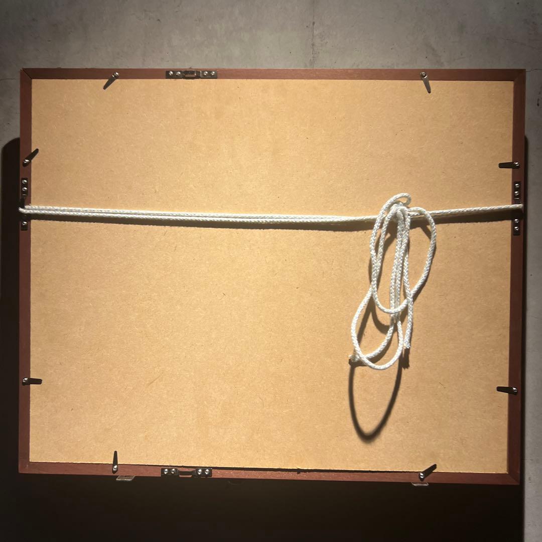 写実画　風景画　肉筆油彩画　直筆サインあり