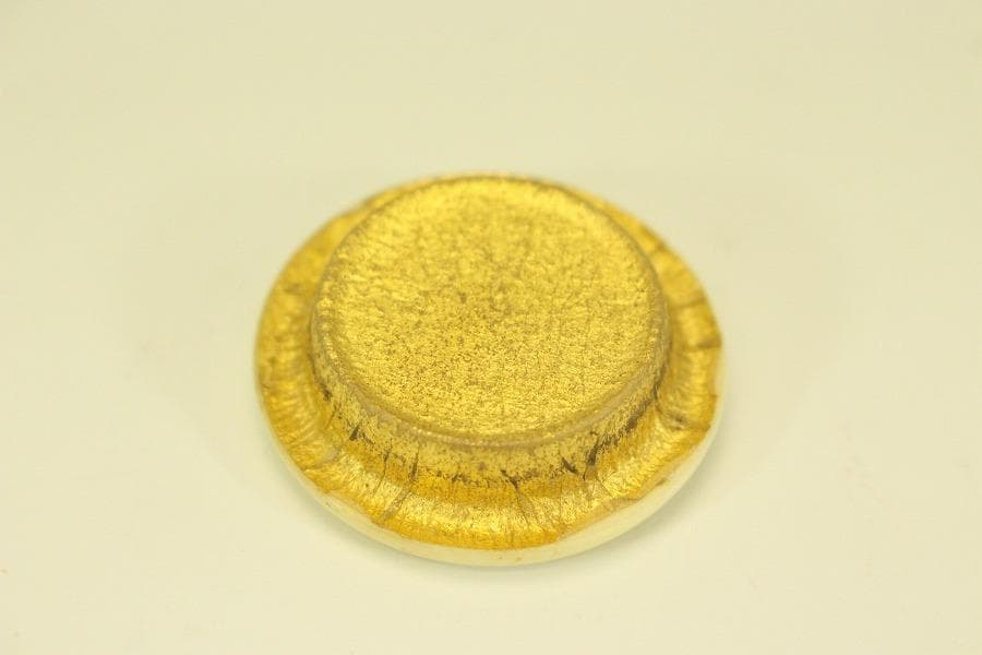 茶道具 黒織部 時代 茶入 良蓋(A774)