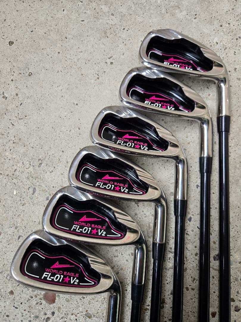 ワールドイーグル　FL-01 V2　レディースゴルフ10本セット　FLEX-L