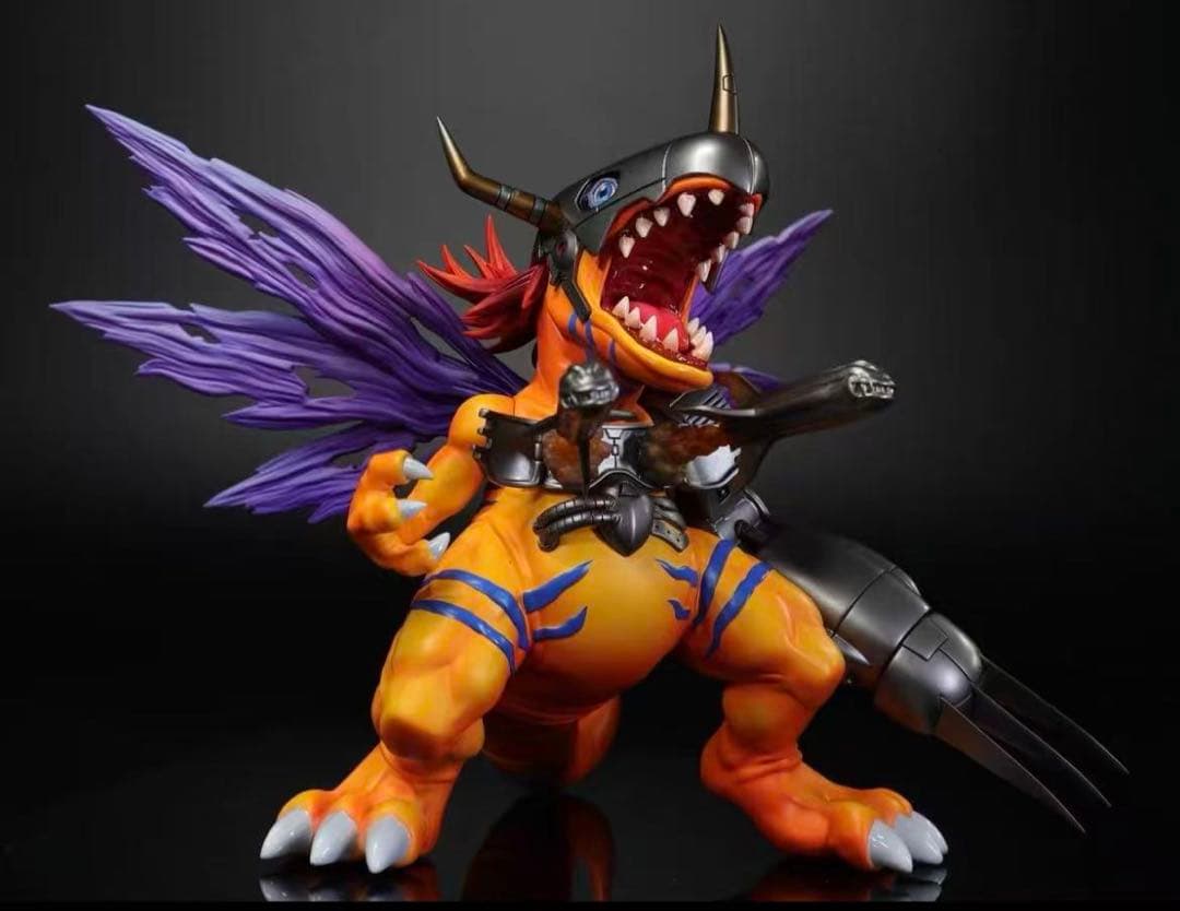 デジモン 元色 メタルグレイモン 樹脂フィギュア ガレージキット