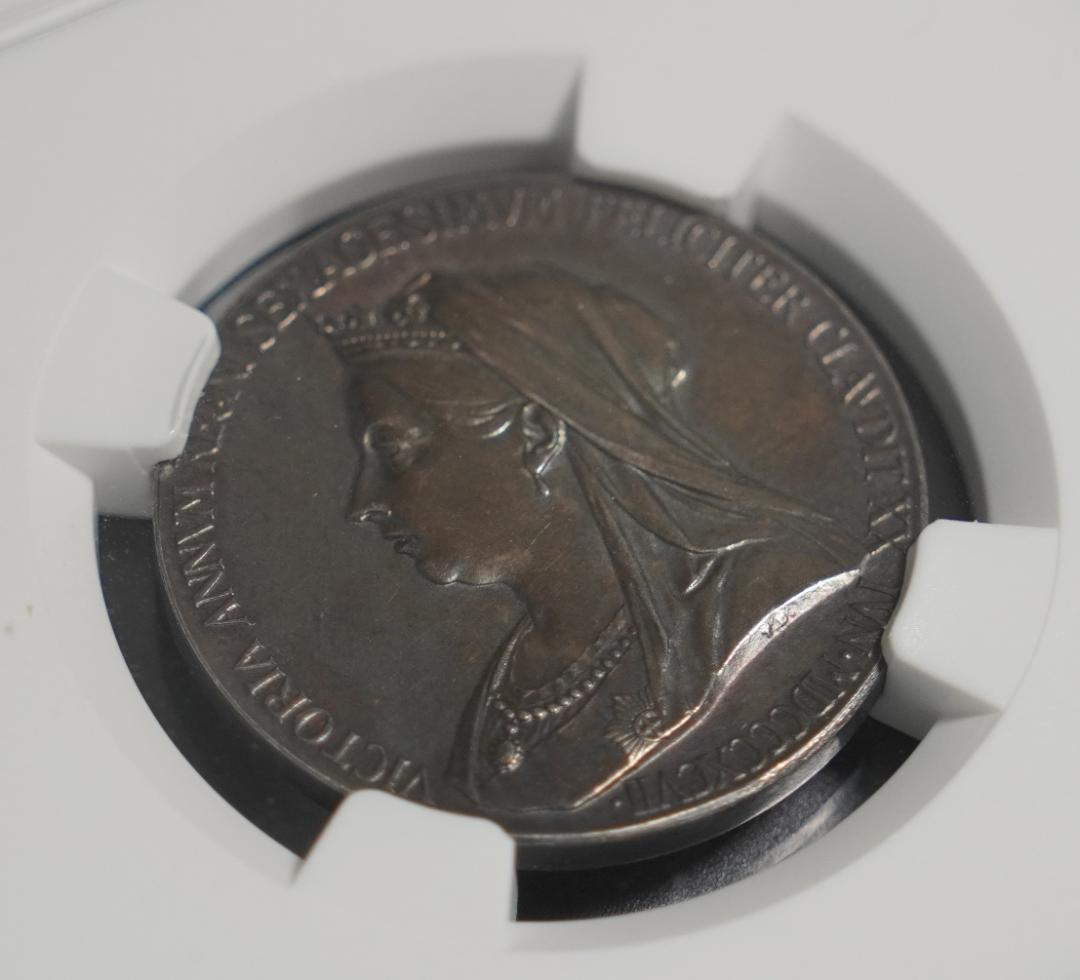 1897年 ダイヤモンドジュビリー NGC MS62 シルバー ヤング オールド