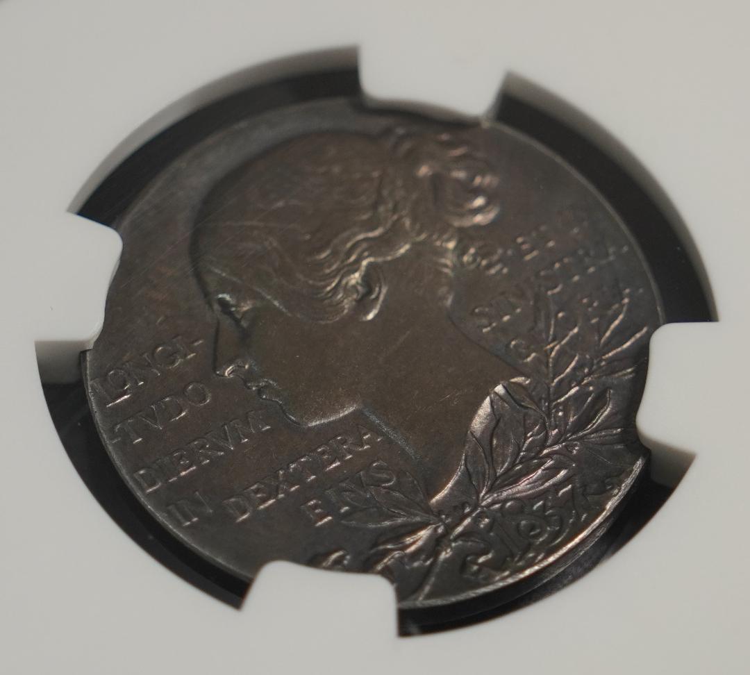 1897年 ダイヤモンドジュビリー NGC MS62 シルバー ヤング オールド
