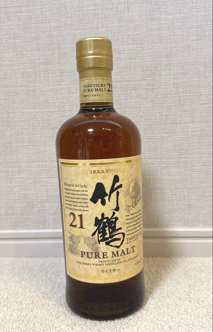 竹鶴21年　ピュアモルト　ウイスキー