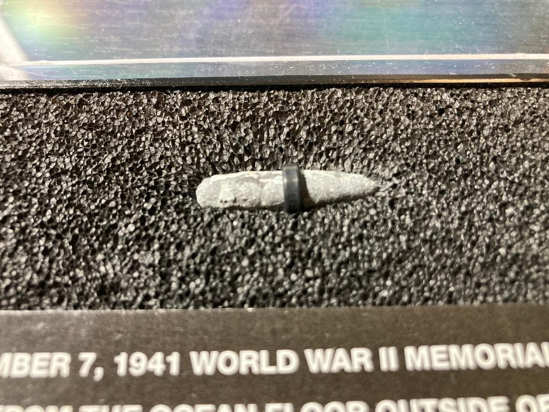 珍品　第二次世界大戦記念品 真珠湾海底発掘の弾