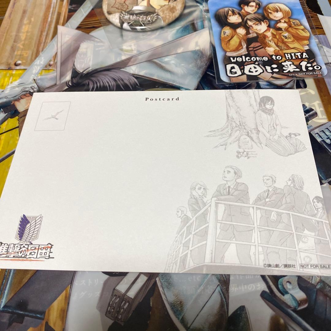 進撃の巨人・進撃の日田・リヴァイ兵士長クリアファイル聖地特別限定品セット