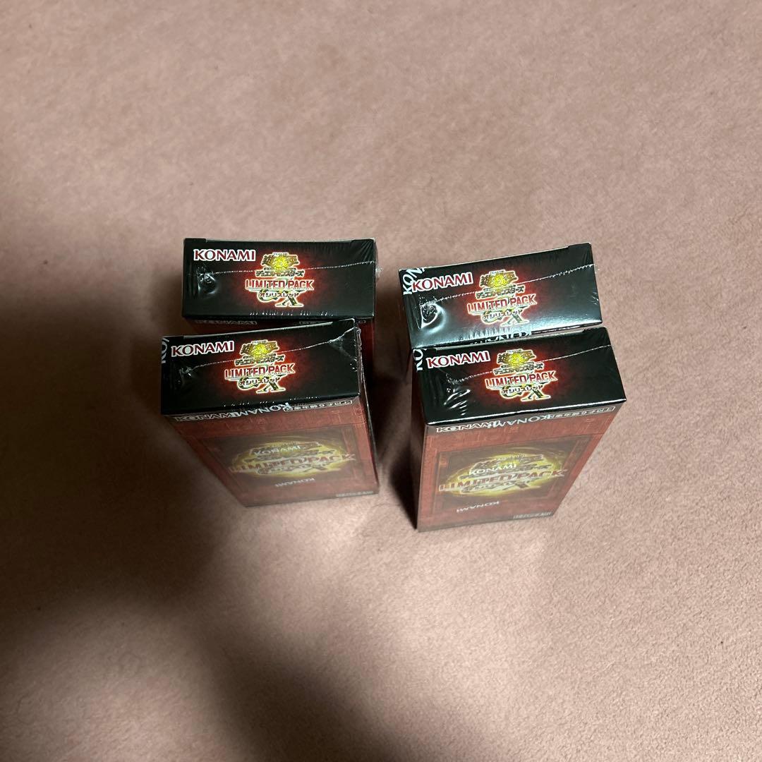 リミテッドパック　GX　オシリスレッド　シュリンク付き　未開封　4BOX