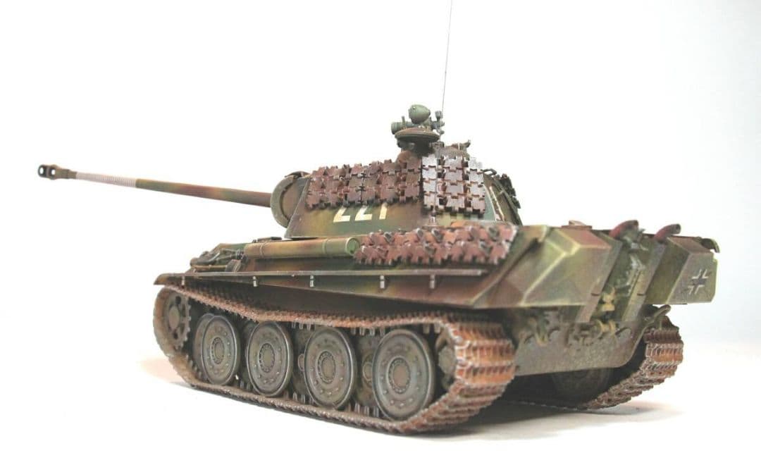 タミヤ 1/35 パンサーG型 赤外線暗視装置 スチールホイールVer.