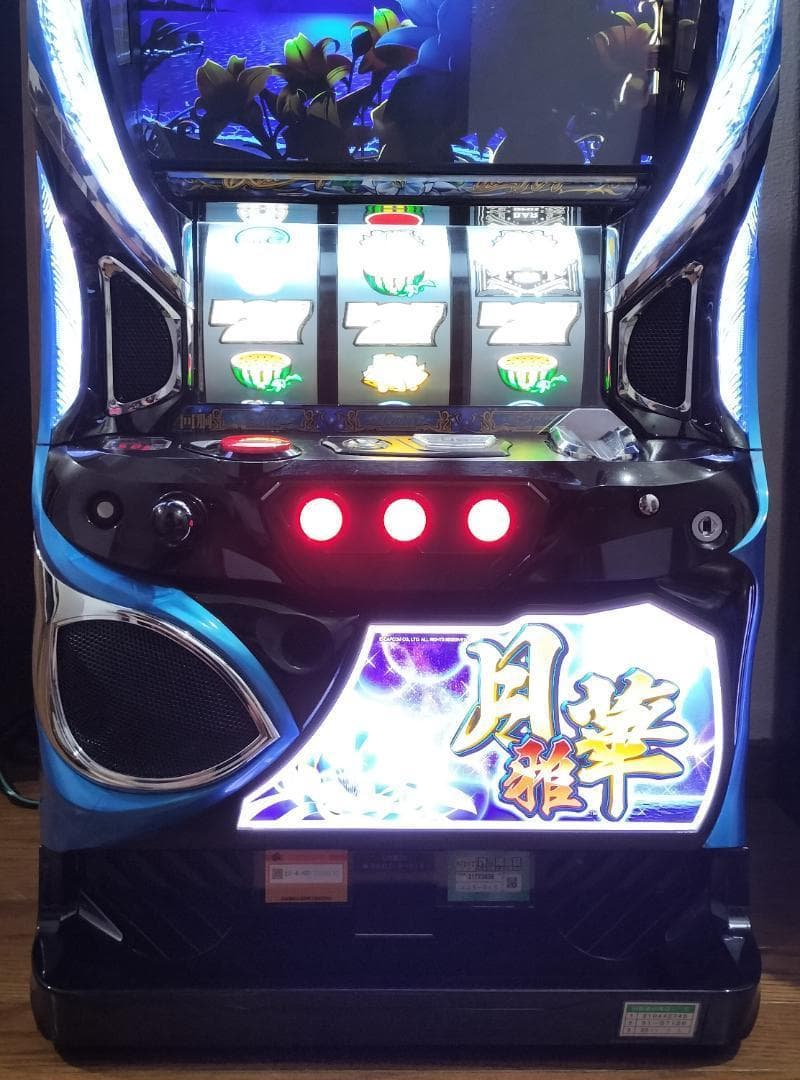 【パチスロ実機】エンターライズ★パチスロ 月華 雅【不要機付】