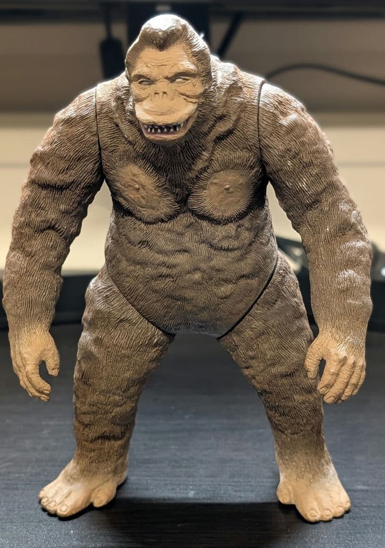 【良品】フィギュア キングコング 「キングコング対ゴジラ」 ソフビフィギュア