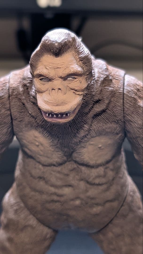 【良品】フィギュア キングコング 「キングコング対ゴジラ」 ソフビフィギュア