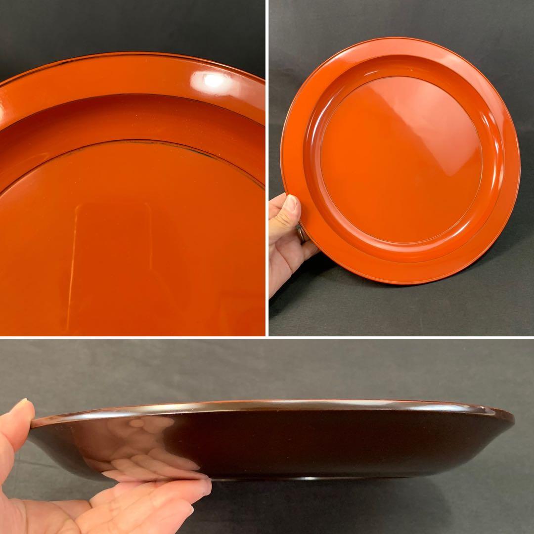 E186 送料無料　菓子器　菓子皿　漆器　茶道具　茶室　茶道　共箱