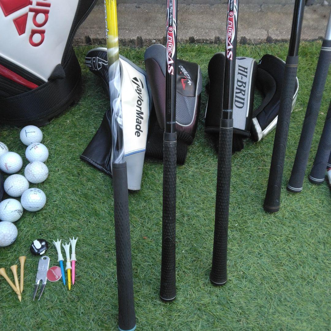 アディダス ゴルフクラブセット テーラーメイド スリクソン オデッセイ他