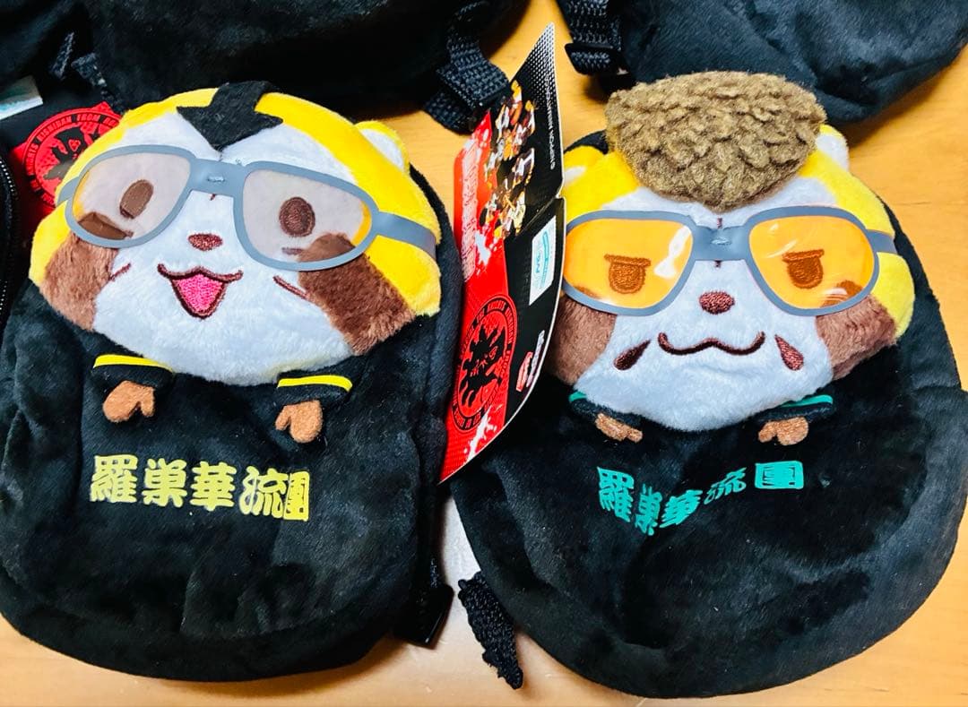 全種コンプ羅巣華流團（ラスカルだん）リュック型ポーチ 8個セット 氣志團 タグ付