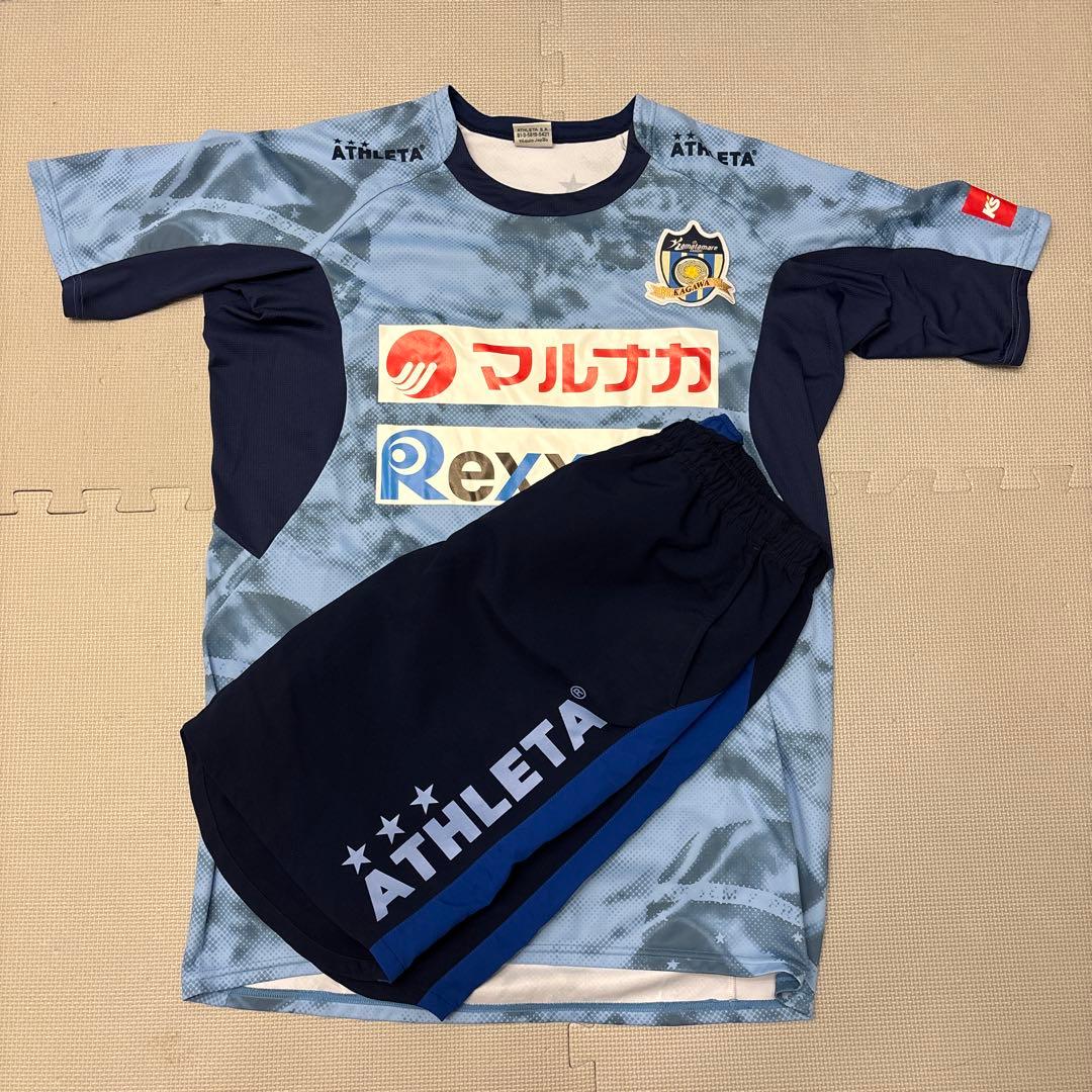 カマタマーレ讃岐　半袖ユニフォーム、パンツ　上下セット　アスレタ