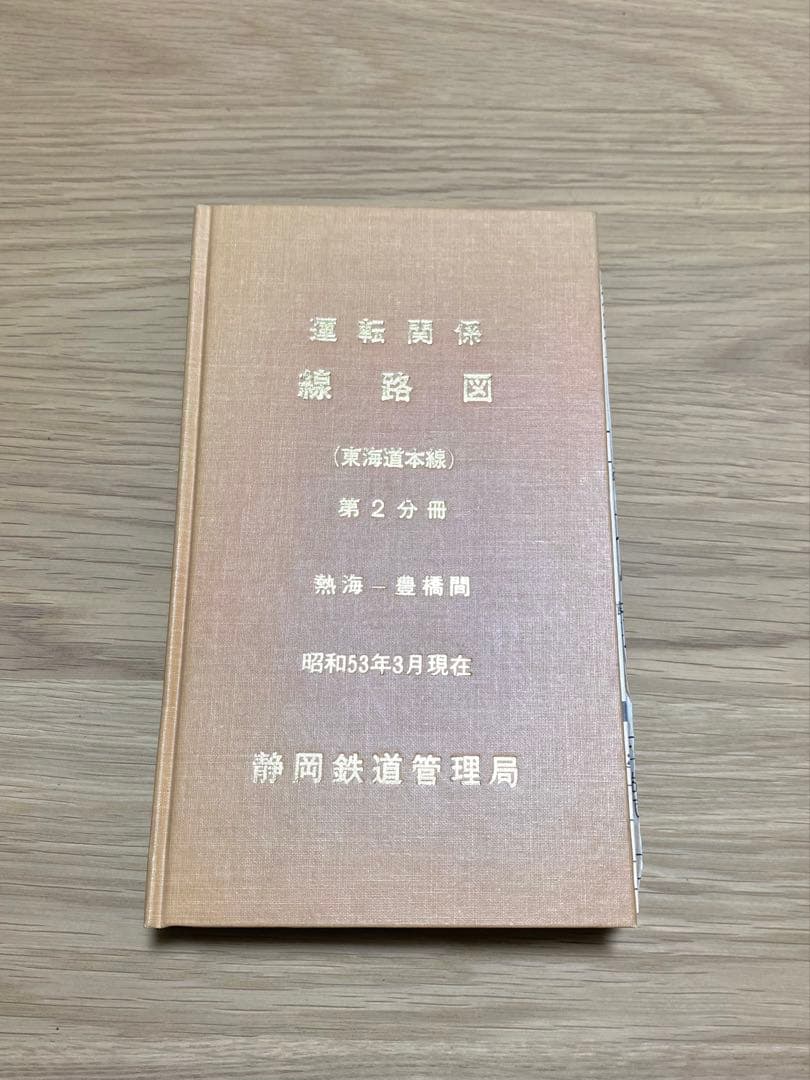 運転関係線路図 東海道本線 静岡鉄道管理局 3冊セット