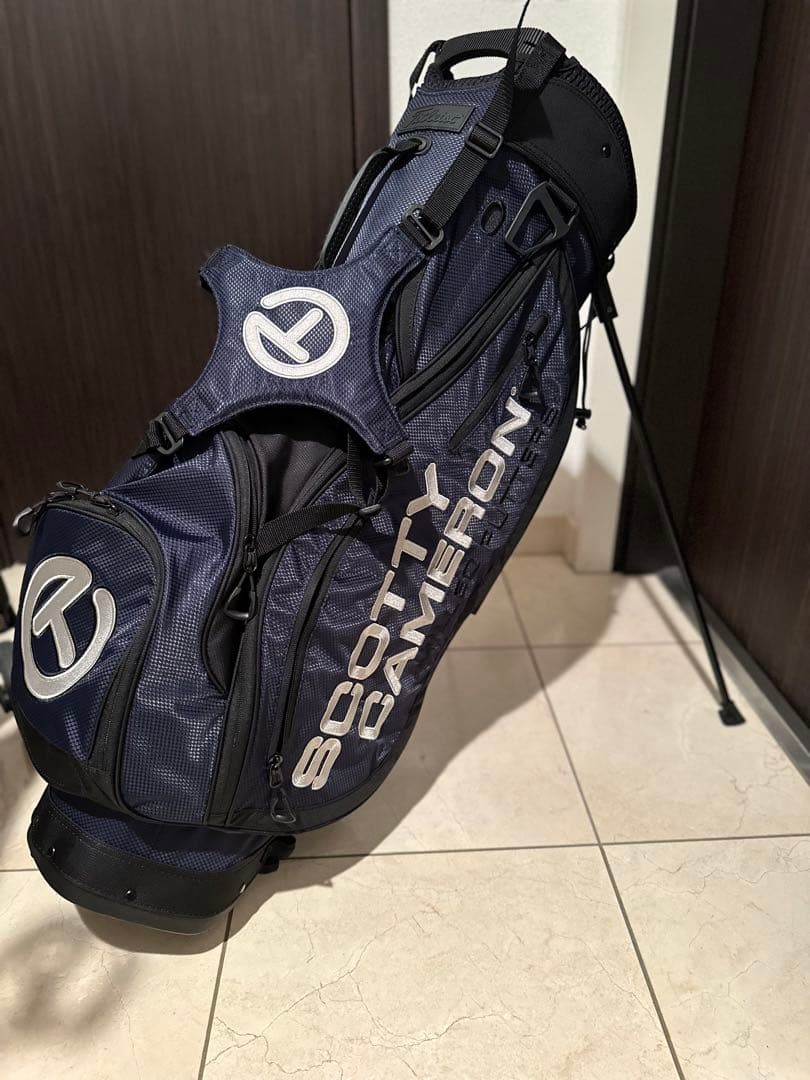 もっくす様　SCOTTY CAMERON サークルT キャディバッグ ネイビー