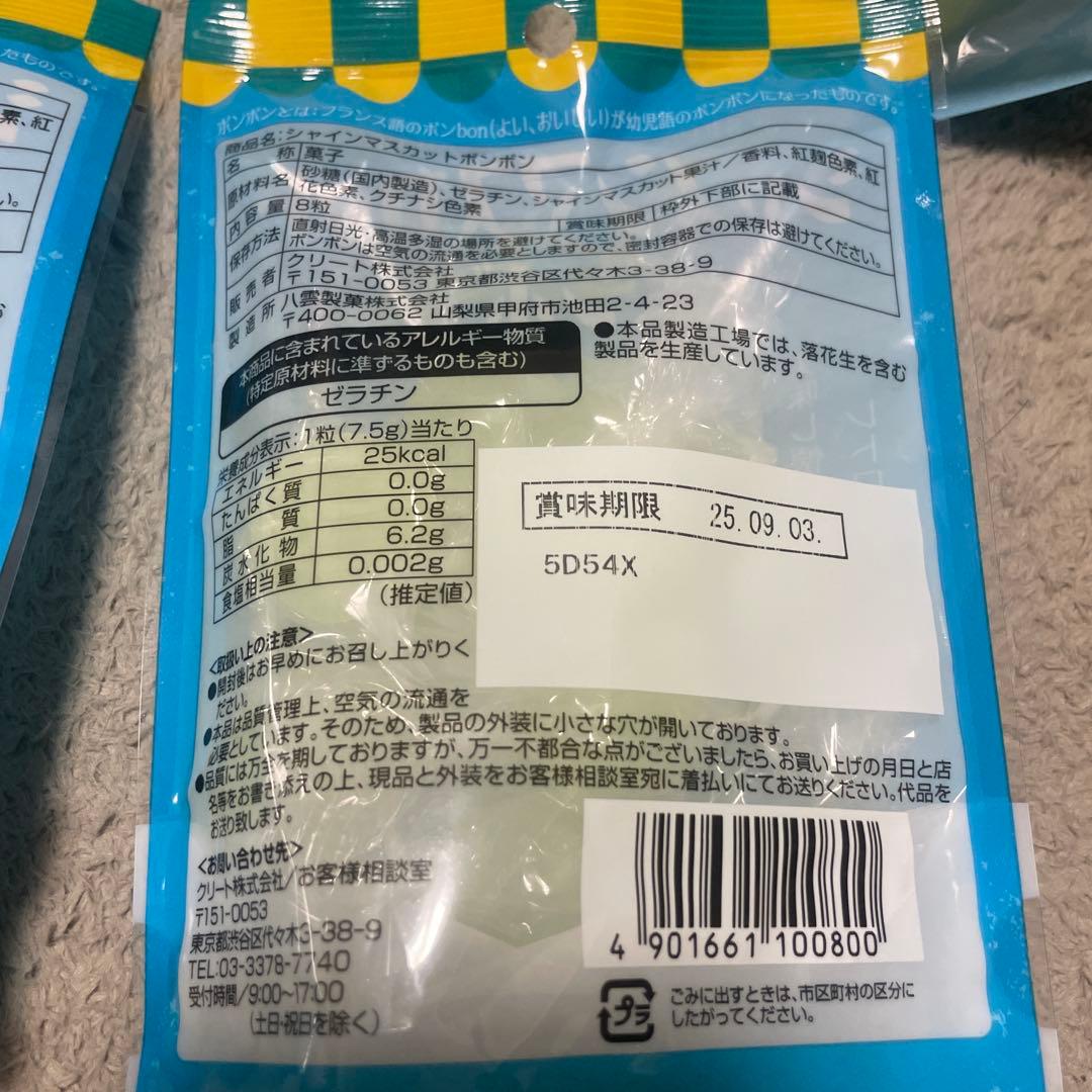 シャインマスカットボンボン5袋✴︎最終出品✴︎