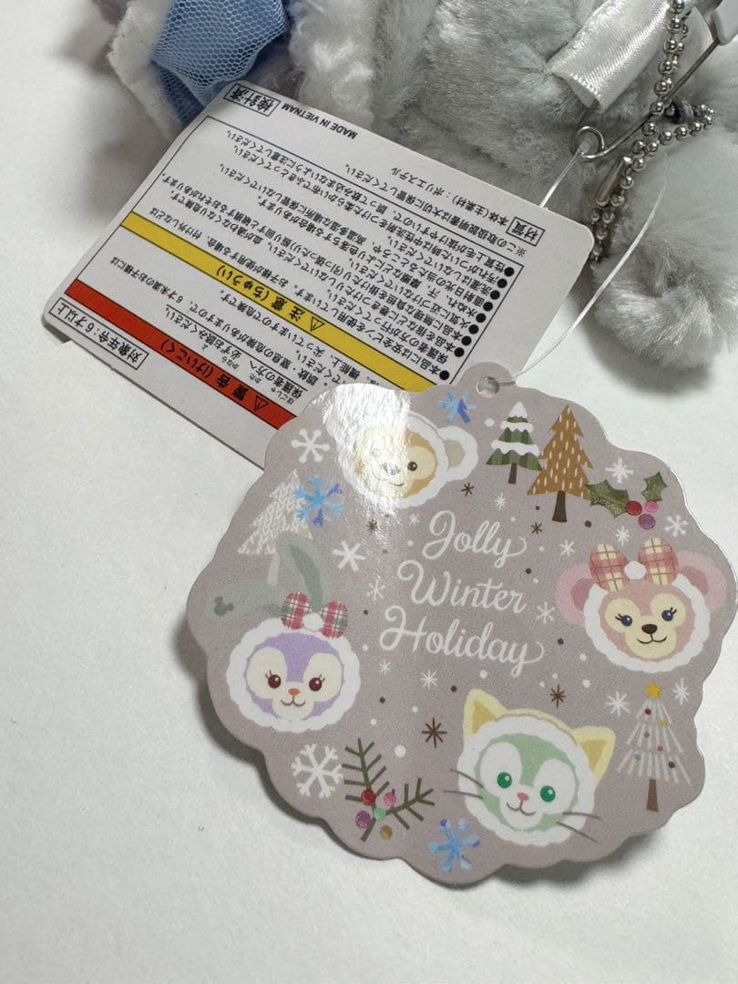 【タグ付き】 ウィンターホリデー　ステラルー　ぬいぐるみバッジ ディズニーシー