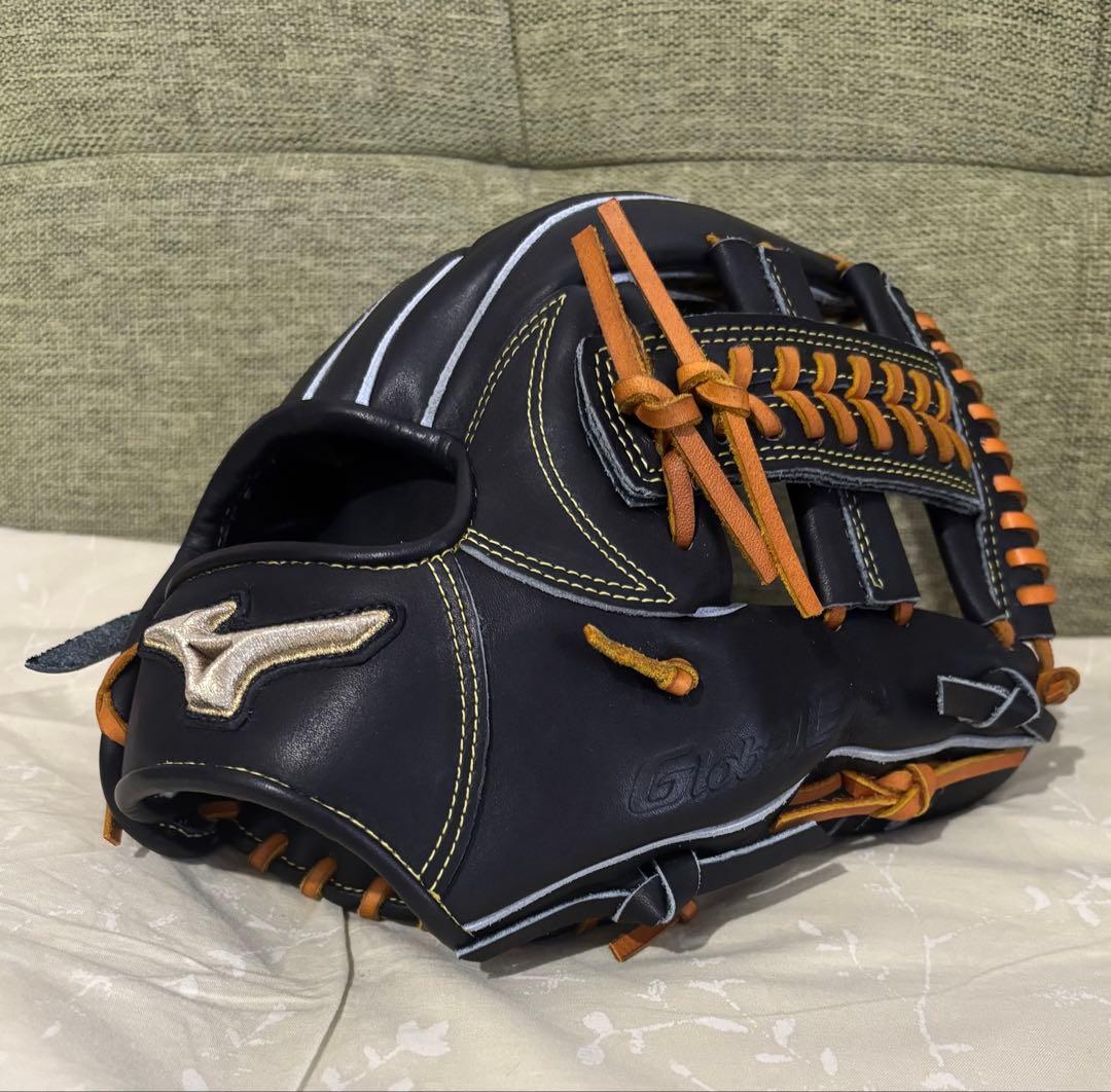 MIZUNO グローバルエリート Order 硬式内野手用グラブ ブラック×タン