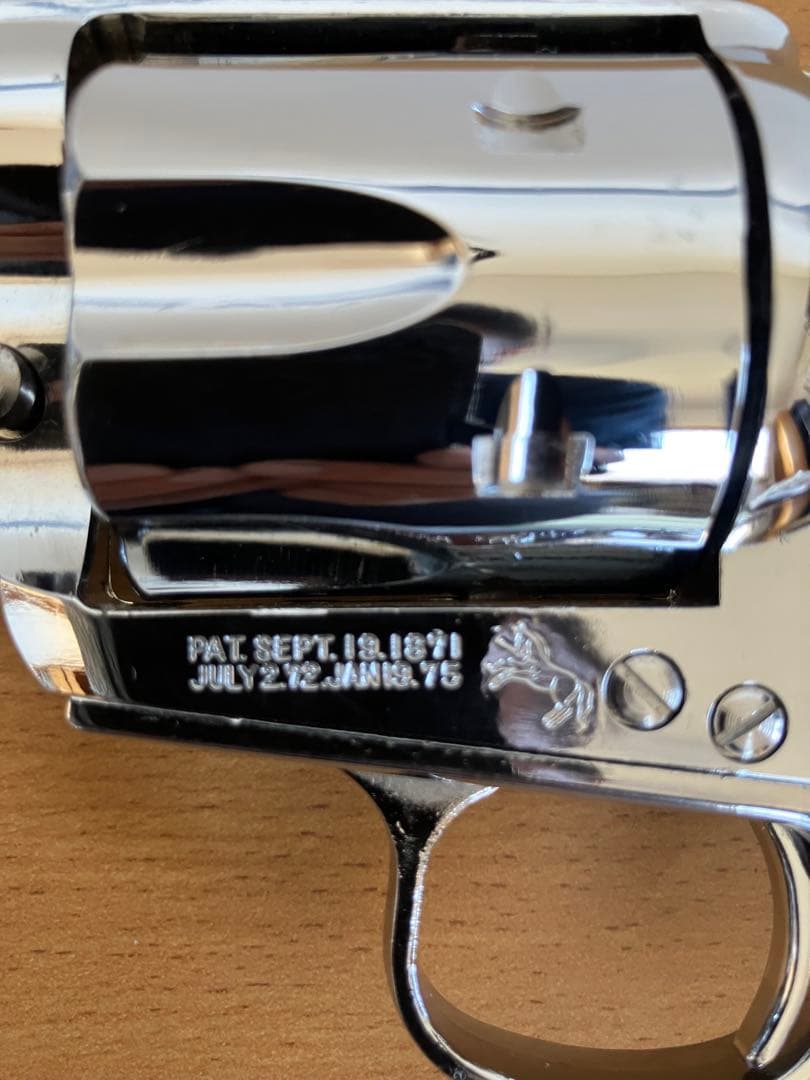 メッキ仕様　COLT SINGLE ACTION ARMY .45 モデルガン
