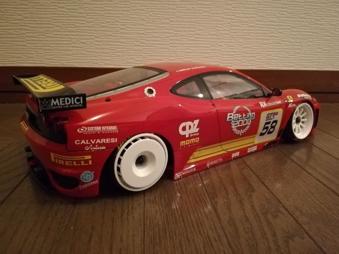 1/10 MJX RC ラジコン ボディ フェラーリ F430GT ドリパケ等
