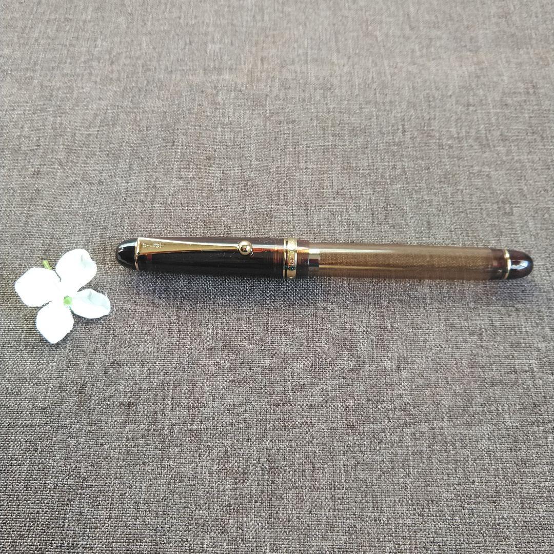 パイロットカスタム 74 PILOT CUSTOM 74 万年筆 クリアブラウン