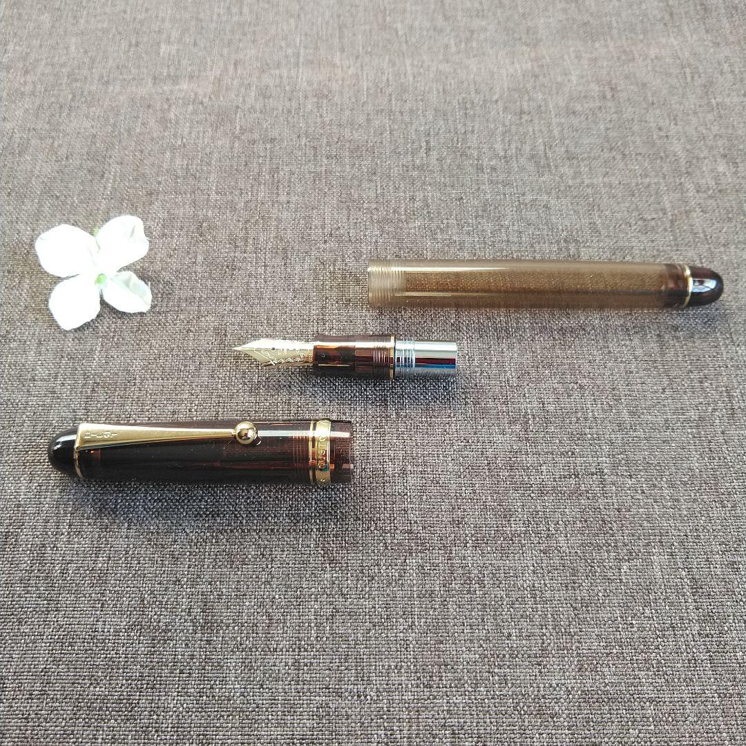 パイロットカスタム 74 PILOT CUSTOM 74 万年筆 クリアブラウン