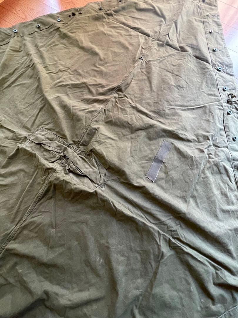 ノルウェー軍幕　単色　4枚セット　used