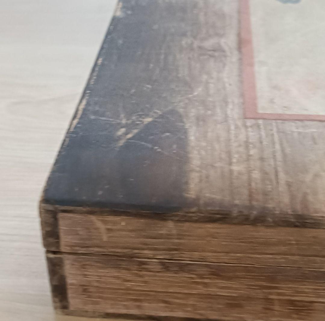 木版画桐箱　時代物　夢男木版画