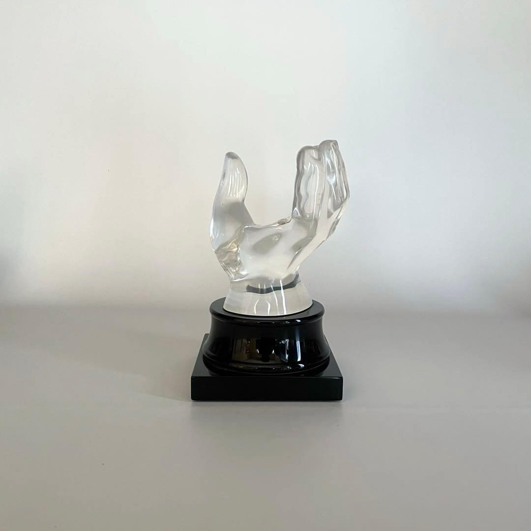 ヴィンテージ ルーサイト スカルプチャー アクリル オブジェ