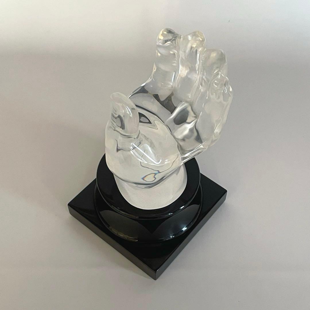 ヴィンテージ ルーサイト スカルプチャー アクリル オブジェ