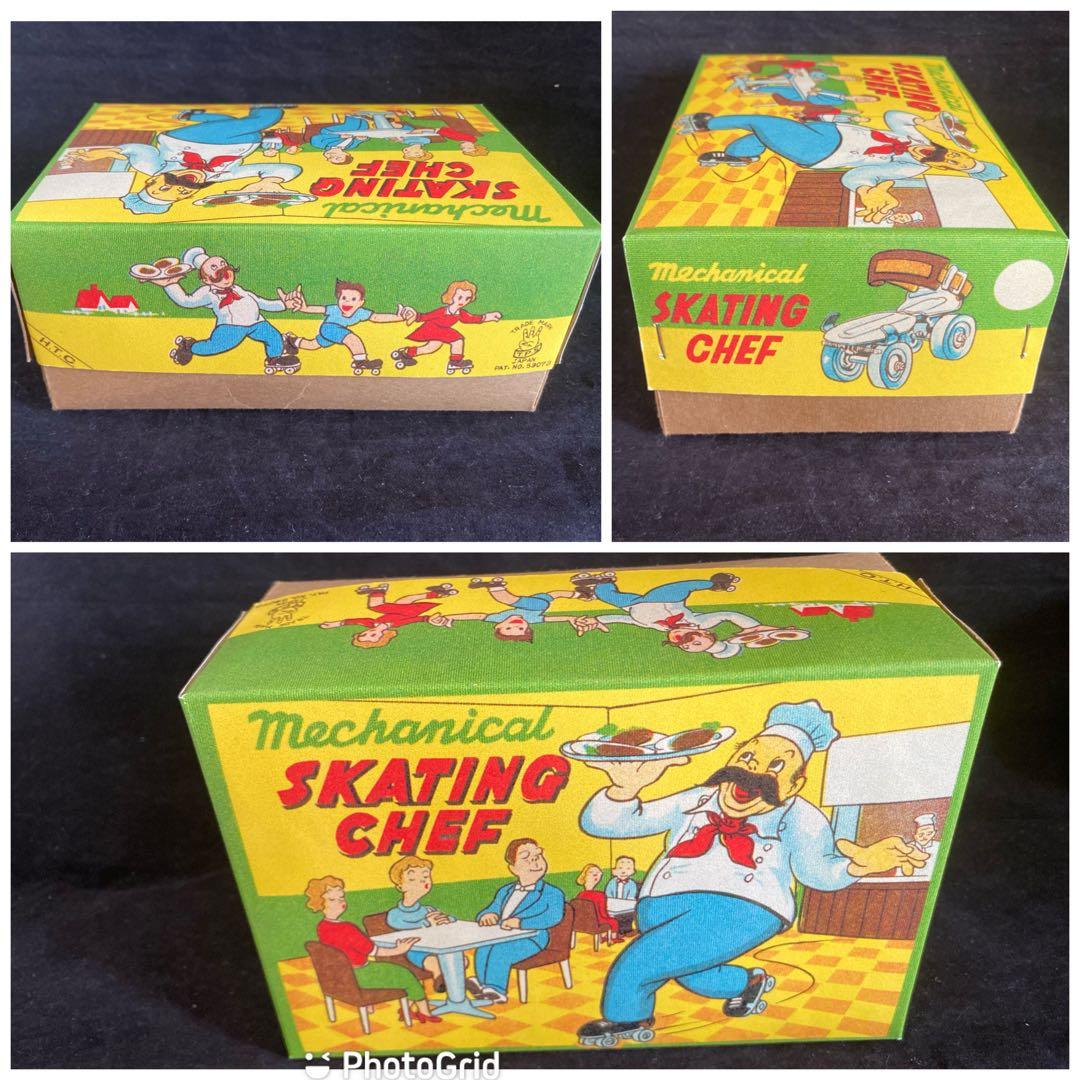 ⭐️1950年代？トープレ製　シェフのスケーター/箱付きです。