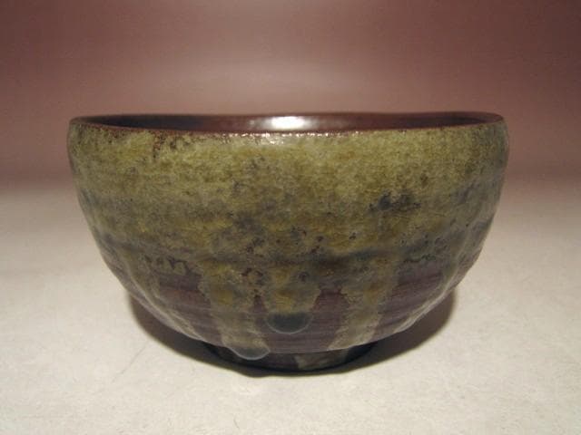 ☆人間国宝 金重陶陽 備前茶碗【湖月】☆裏千家十四代淡々斎花押☆u534