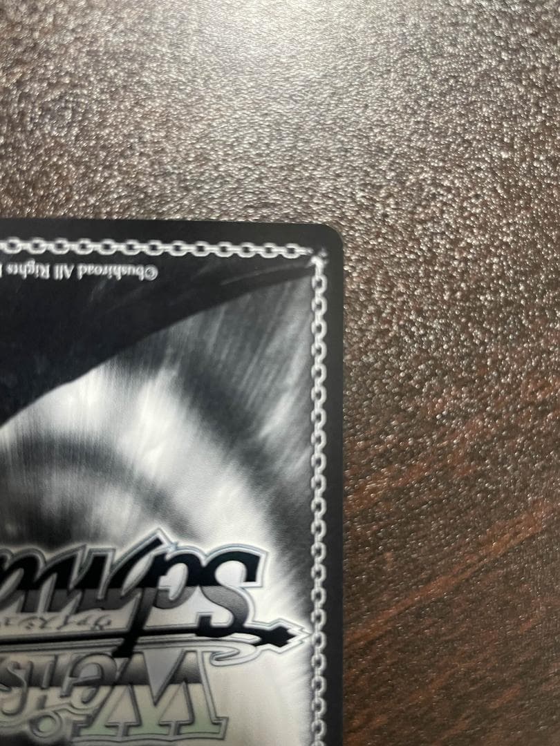 ヴァイスシュヴァルツ　シュタゲ　美しき天才少女 牧瀬紅莉栖 SPサインカード