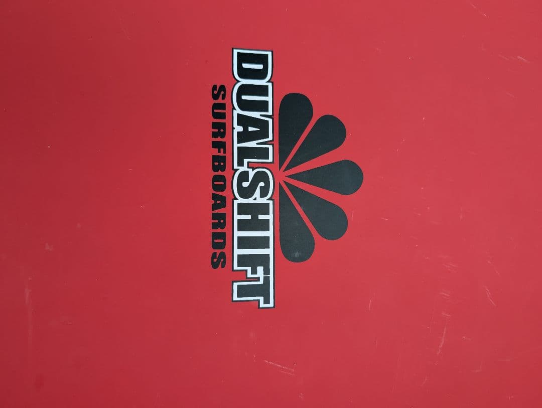 DUALSHIFTサーフボード 6’6”198cm レッド/ブルー