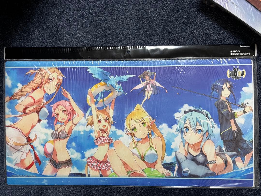 ブシロード ラバーマット コレクション SAO 10th 3枚セット 未開封