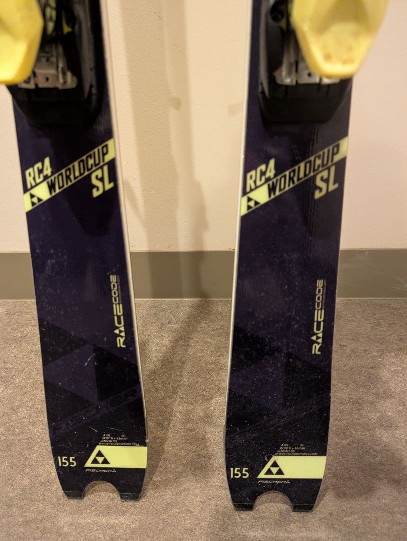 FISCHER RCA SL スキー板 バインディング付き