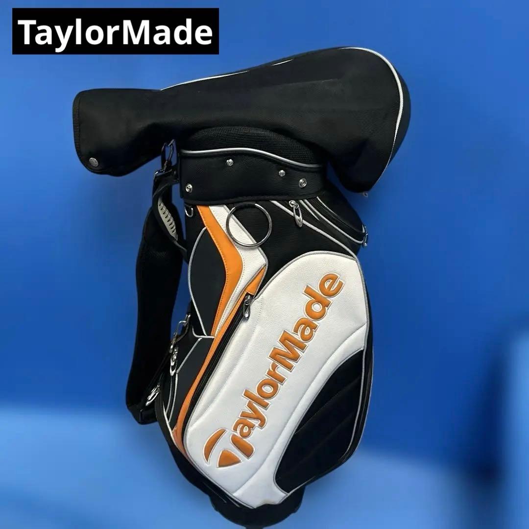 TaylorMade キャディバッグ ブラック/ホワイト/オレンジ