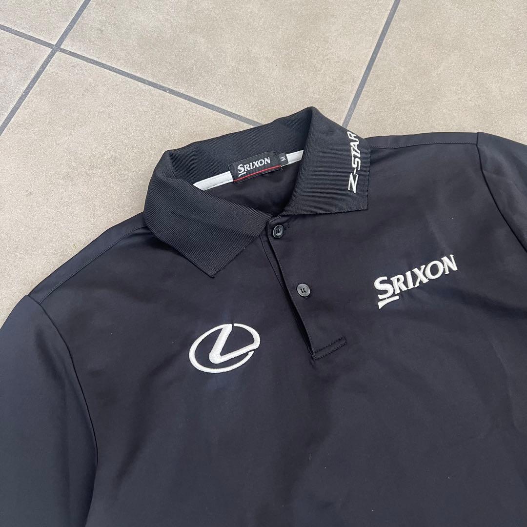 SRIXON スリクソン　LEXUS レクサス　ポロシャツ　ロゴ　メンズ　M 黒