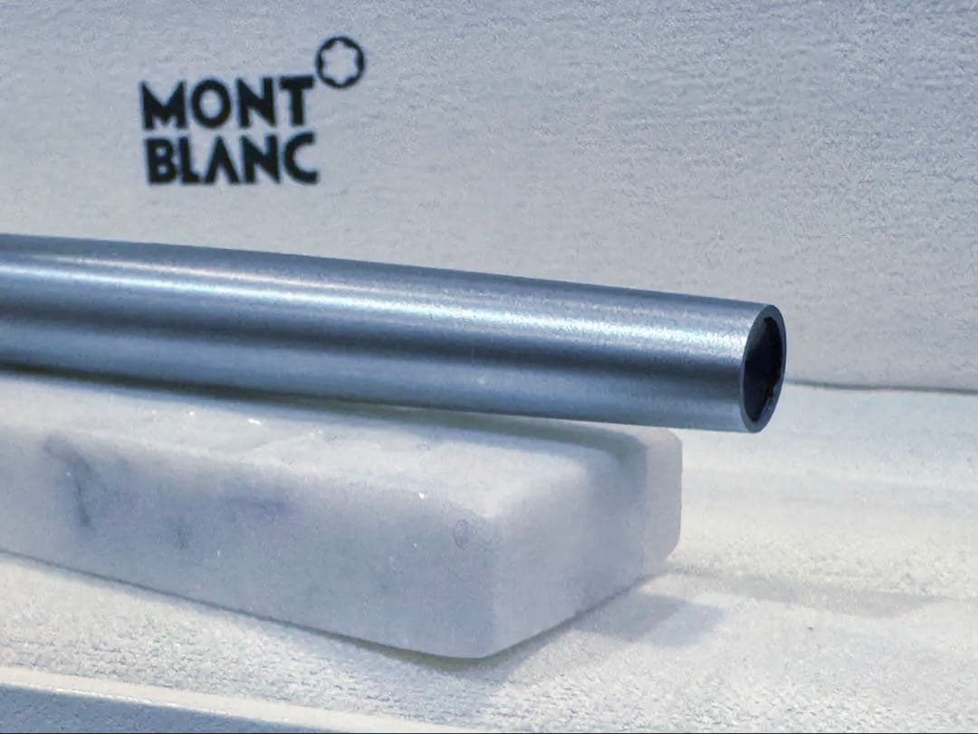 【美品】モンブラン No300 万年筆シルバー&ブルー