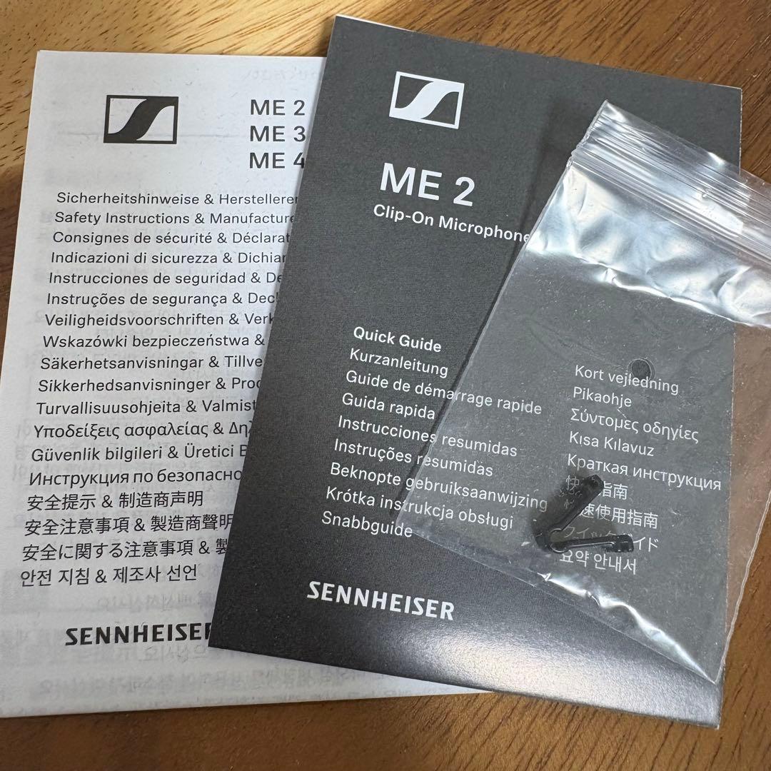 Sennheiser ME2 ラベリアマイク